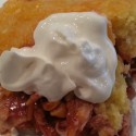 Cheesy Cornbread Chicken Tamale Pie Casserole