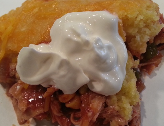 Cheesy Cornbread Chicken Tamale Pie Casserole Cheesy Cornbread Chicken Tamale Pie Casserole