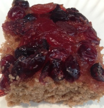 Cherry-Cranberry Upside-Down Spice Cake Cherry-Cranberry Upside-Down Spice Cake