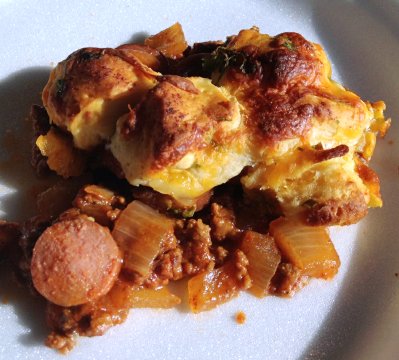 Chili Cheese Dog Bake Chili Cheese Dog Bake