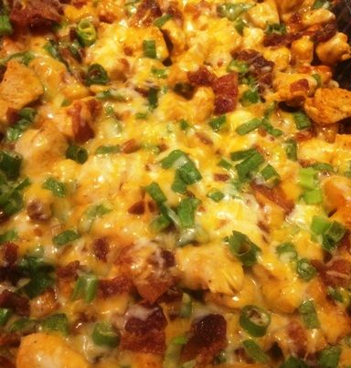 BUFFALO CHICKEN & POTATO CASSEROLE BUFFALO CHICKEN & POTATO CASSEROLE