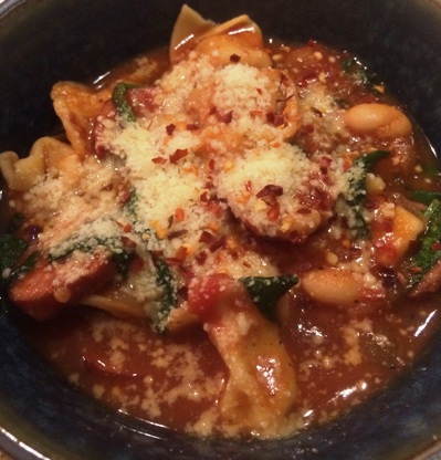 Smoked Sausage Tortellini Soup Smoked Sausage Tortellini Soup