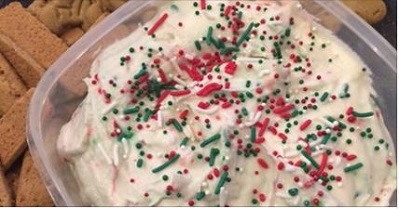 Christmas Cookie Dough Dip