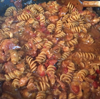 BBQ Chicken & Cheese Pasta BBQ Chicken & Cheese Pasta