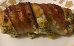Bacon Wrapped Broccoli & Cheese Stuffed Chicken