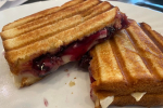 Blueberry Brie Grilled Cheese Sandwich