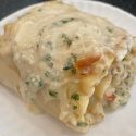 Shrimp Lasagna Rollups